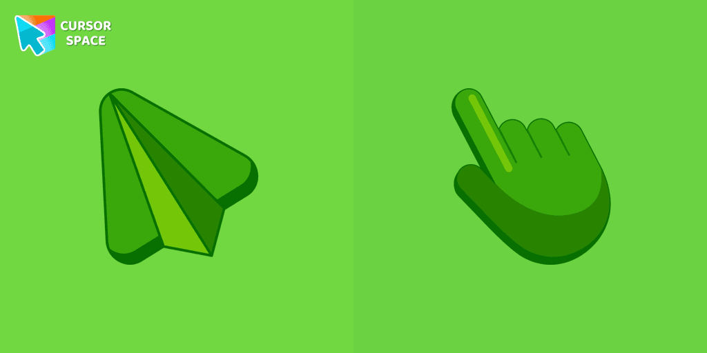 Flying Green cursor